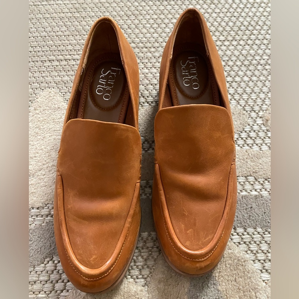 Franco Sarto womens  Leather Slip-On Loafers
